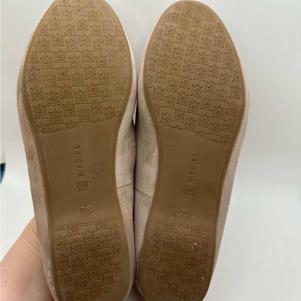 Birdies The Starling Latte Suede Slip on Flats Size 7.5 - Picture 10 of 13